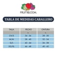 thumbnail image 4 of Playera Fruit of the Loom Para hombre cuello v, algodón sustentable, blanco, talla M, 4 of 4