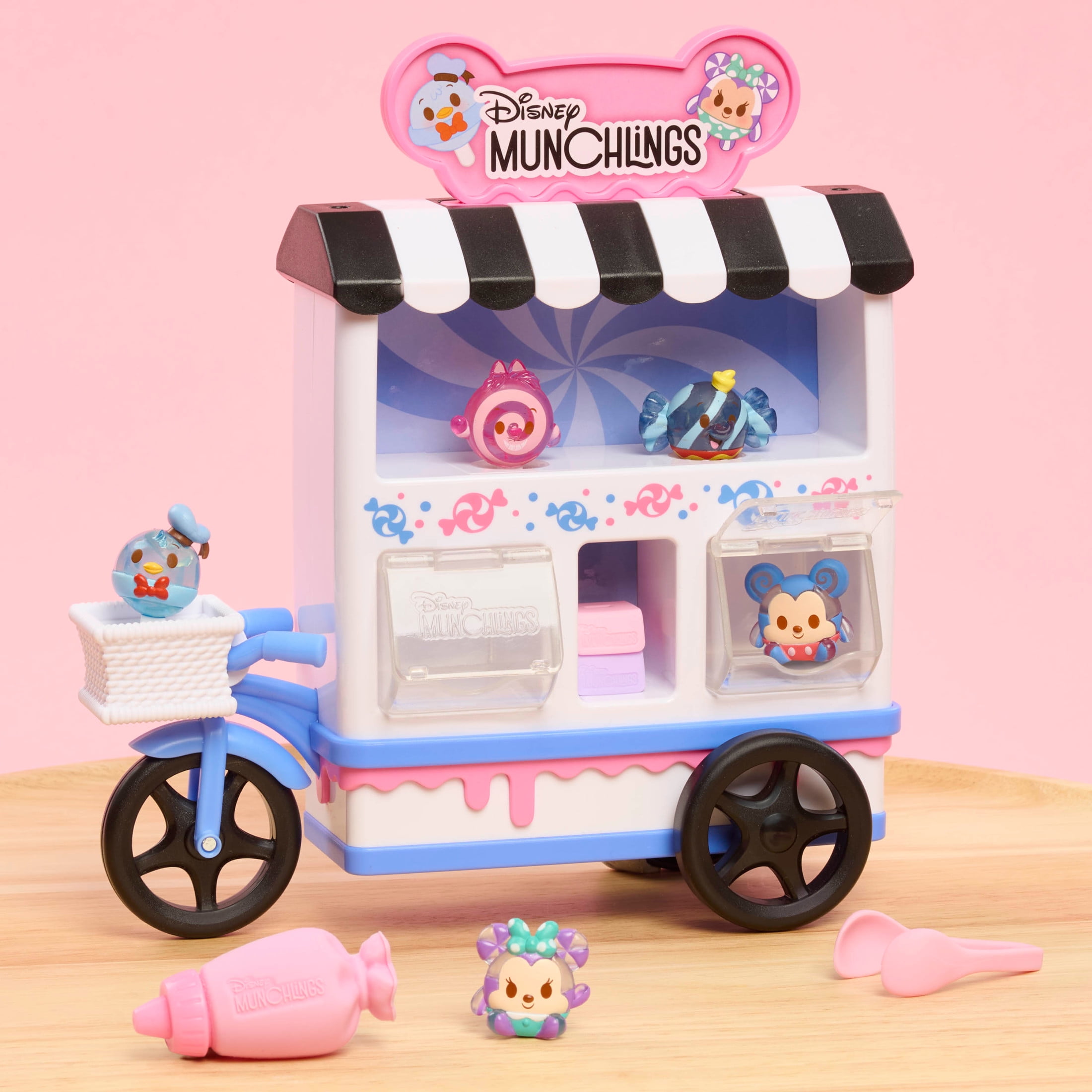 Disney Munchlings Candy Cart, 13Piece Color Changing, Kids Toys for Ages 3 up  (图3)