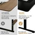 thumbnail image 6 of Walsunny Electric Standing Desk, Height Adjustable Desk 55" x 24" Ergonomic Stand Up Desk with Electric Lift & Memory Preset for Home Office, Black, 6 of 7