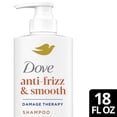thumbnail image 3 of Dove Shampoo for Frizz-Prone Hair Anti Frizz & Smooth with Bio-Protein Care Technology and Shea Butter, 18 Fl Oz, 3 of 17