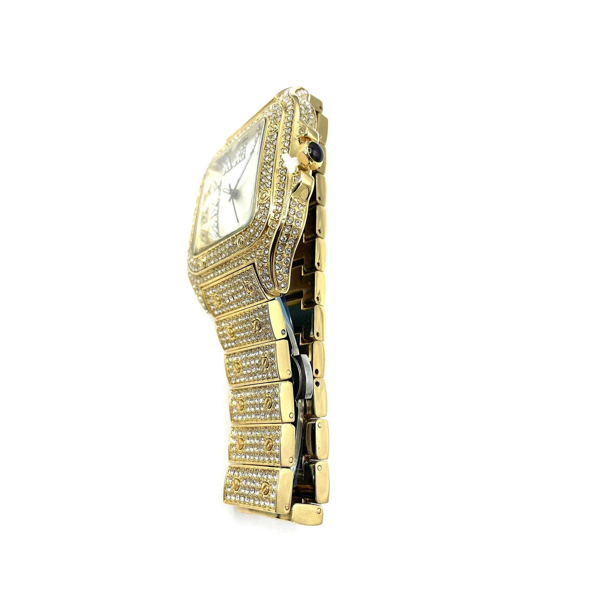 Hip hop gold watches best sale