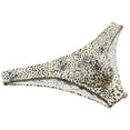 thumbnail image 2 of Botmois Men's Thongs Print Mini Bikini G-String Ultrathin Tangas Soft Low-rise Micro Briefs Comfortable T-Back Underwear Leopard M, 2 of 3