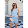 thumbnail image 6 of Women'S Summer 2 Piece Outfits Shorts Sets Matching Set Loungewear, 6 of 8