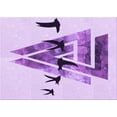 thumbnail image 1 of Ahgly Company Indoor Rectangle Patterned MediumOrchid Purple Area Rugs, 5' x 8', 1 of 6