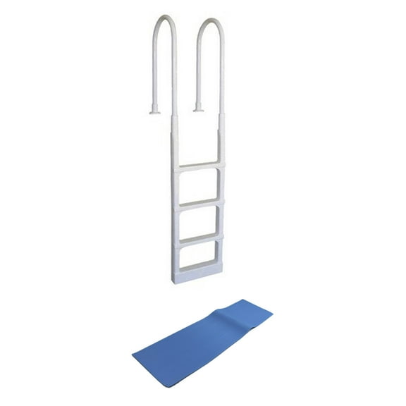 Main Access Pro Series Above Ground Swimming Pool Inpool Ladderw/Mat 9" x 36"