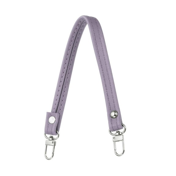 Uxcell 12.6" Leather Purse Handle Strap Leather Purse Strap Light Purple