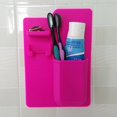 thumbnail image 3 of Multi-functional Space Saving Suction Toothbrush Organizer Bathroom Shaver Rack Organizer Toothpaste Holder Silicone Bathroom Shaver Rack, 3 of 9