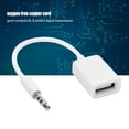 thumbnail image 1 of V BESTLIFE Cable de Conector USB, Conector Macho de 3,5 mm a Cable Adaptador de convertidor de Cable de Audio AUX Hembra USB, 1 of 6