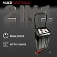 thumbnail image 2 of Schumacher Electric Wheeled Manual 6A Car Battery Charger and 150A Engine Starter, 25A Boost, 12V Sport, Auto, and Marine Batteries, SC1437, 2 of 7