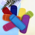 thumbnail image 5 of Trianu 24Pcs Reusable Popsicle Holders Popsicle Bags Freezer Ice Pop Sleeves Anti freezing Ice Pop Holders, 8 Colors, 5 of 9