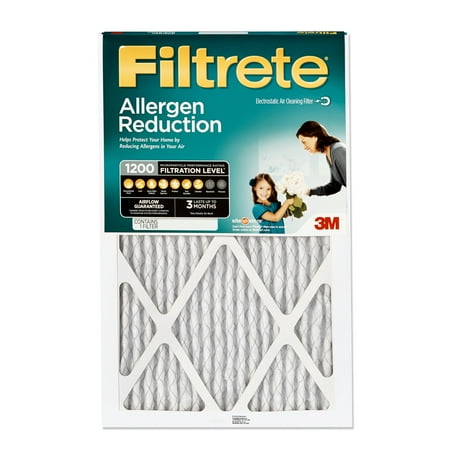 Filtrete 14x30x1 Allergen Reduction HVAC Furnace Air Filter 1200 MPR 1 Filter