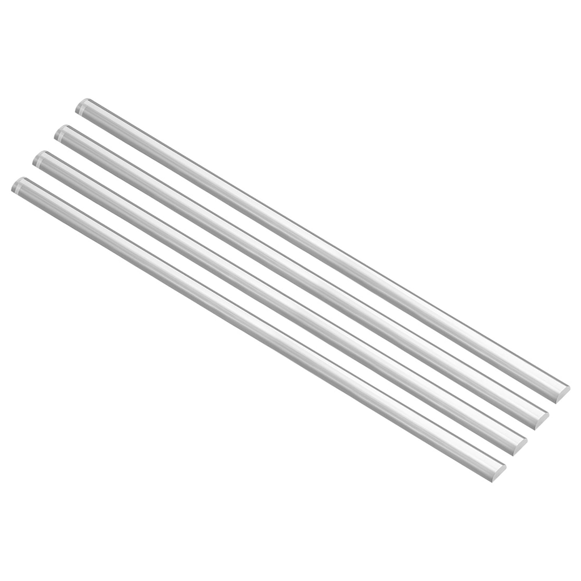 50MM LENGTHS ROUND PERSPEX SOLID BAR 100MM CLEAR ACRYLIC ROD 2MM 500MM LONG