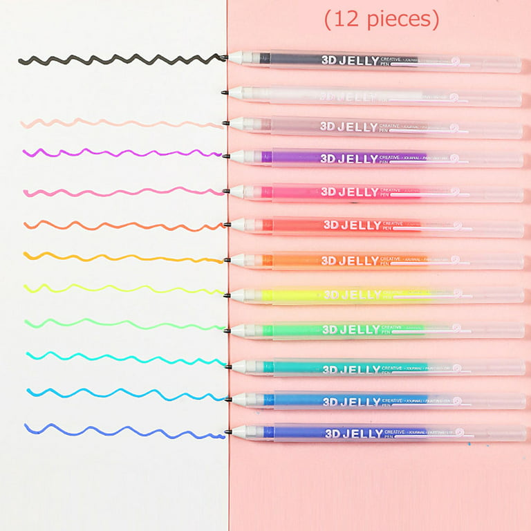3D Jelly Pen Set (12 Colours) – HomeGoods
