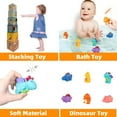 thumbnail image 6 of Wanonoo Dinosaur Sorting Stacking Toy, Sensory Toddler Toys Learning Montessori Toys, Building Blocks Stacking Educational Toys STEM Toys Gifts for Age 1-2 2-4, 6 of 10