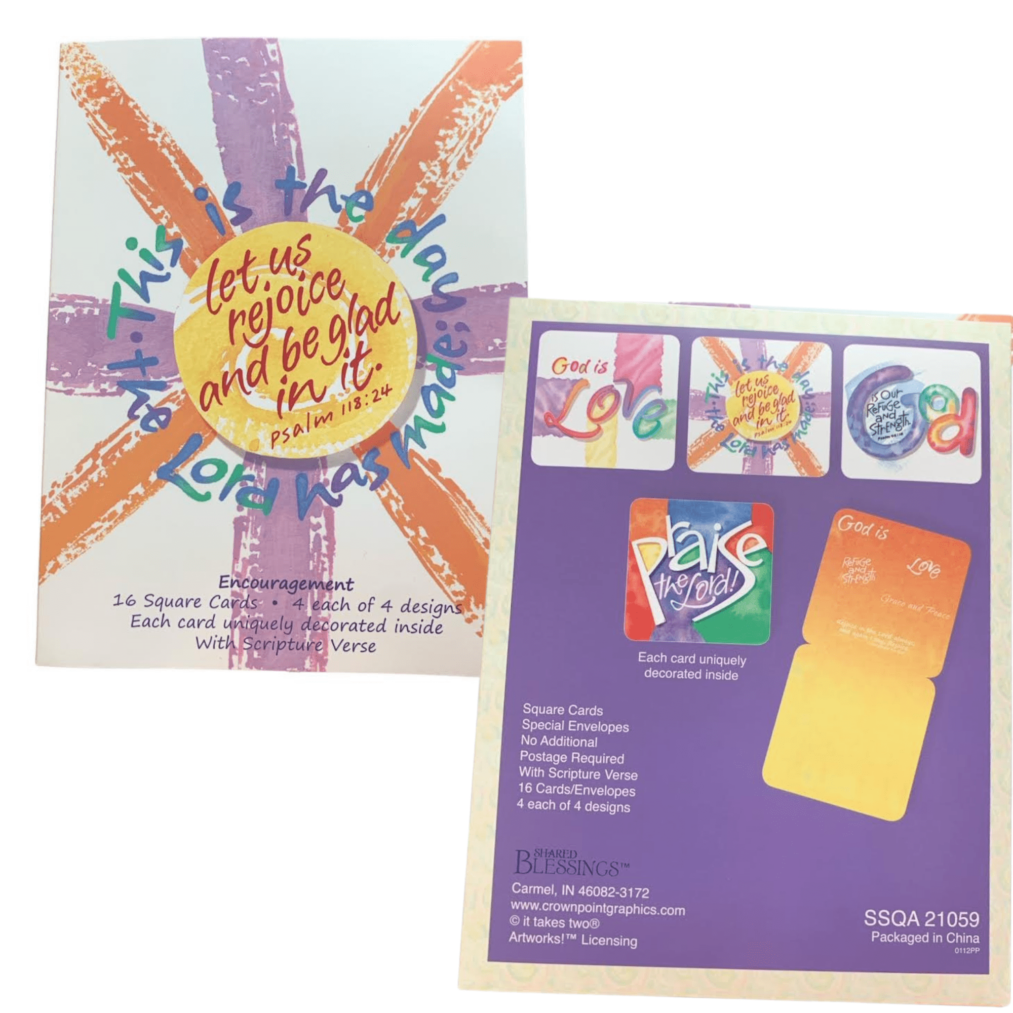 Assorted Inspirational Birthday Box Card Assortment Scripture Bible Verse Encouragement Greeting 48 Cards with envelopes