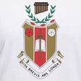 thumbnail image 3 of CafePress - Sigma Alpha Iota Colored Crest T Shirt - Womens Cotton V-Neck T-shirt, 3 of 4
