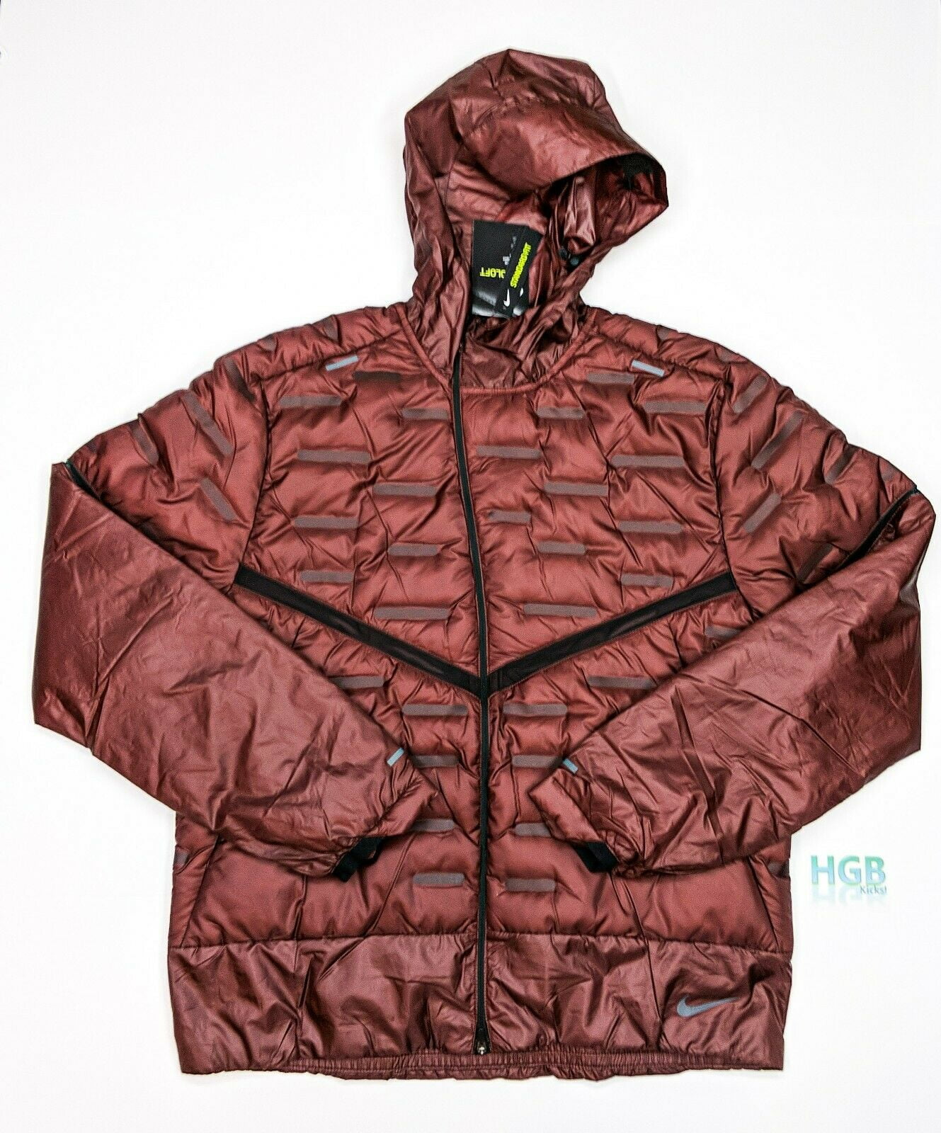 Floración Alienación Repetirse Nike Aeroloft Jacket Men's Maroon CU7792-624 - Walmart.com