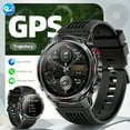 thumbnail image 2 of Men's Smartwatch, Outdoor Adventure Smart Bracelet with GPS Precise Positioning, IPX8(3ATM), Multi-sport Tracking, Wireless And Message Notifications for Android And iPhone Devices,, 2 of 16