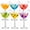 6 Pcs, variant on Bird Bam Glasses, Set of 4 Unique Bird Shaped Cocktail & Wine Glasses, 5.4 Oz Novelty Drinkware for Parties & Home Decor