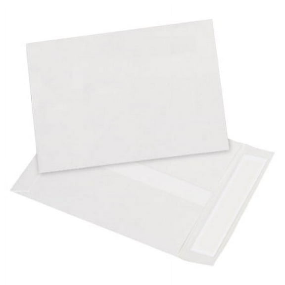 6 x 9" White "End" Self-Seal Flat Tyvek® Envelopes 100 Per Case