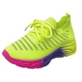 thumbnail image 2 of Women's Lace Up Walking Shoes Breathable Ultra Lightweight Sport Casual Ladies Girls Fashion Platform Sneakers, 2 of 9