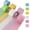 metallic luster pastel, variant on Neon Crepe Paper Streamers, 2.2" x 123 Ft Per Roll Glow in The Dark Streamers 6 Rolls for Rainbow Birthday Party Wedding Decorations UV Blacklight Reactive Fluorescent Party Supplies