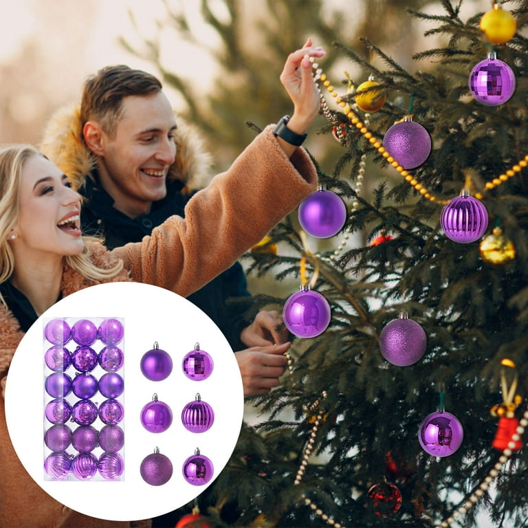 Christmas Decorations Clearance! 36Pcs Christmas Tree Ornaments  Shatterproof Christmas Xmas Tree Balls Bauble Hanging Home Party Ornament  Decorations