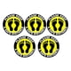 thumbnail image 2 of Advancent Calcomanía direccional de 5 piezas, pegatinas de suelo de distancia social, señal de suelo autoadhesiva, marcadores resistentes al desgaste, Decoración del hogar XG008 Advancent HA060828-08B, 2 of 6