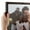 .75" - Walnut Bamboo, variant on ArtToFrames 13x13 CM / 5.12x5.12 INCH Brown Picture Frame, This 0.75 Inch Wood Poster Frame is .75" - Walnut Bamboo (CMWOM-4874)
