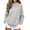35# Gray, variant on Mock Neck Sweatshirt for Women Oversized Turtleneck Pullover Long Sleeve Hoodies Crew Neck Tops with Pockets Pink S
