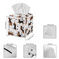 thumbnail image 5 of ZUXONGSY Dachshund Square Tissue Box Covers PU Leather Household Tissue Holder Decorative Tissue Case Waterproof Tissue Cover for Bathroom Home Indoor Decor Accessories, 5 of 7