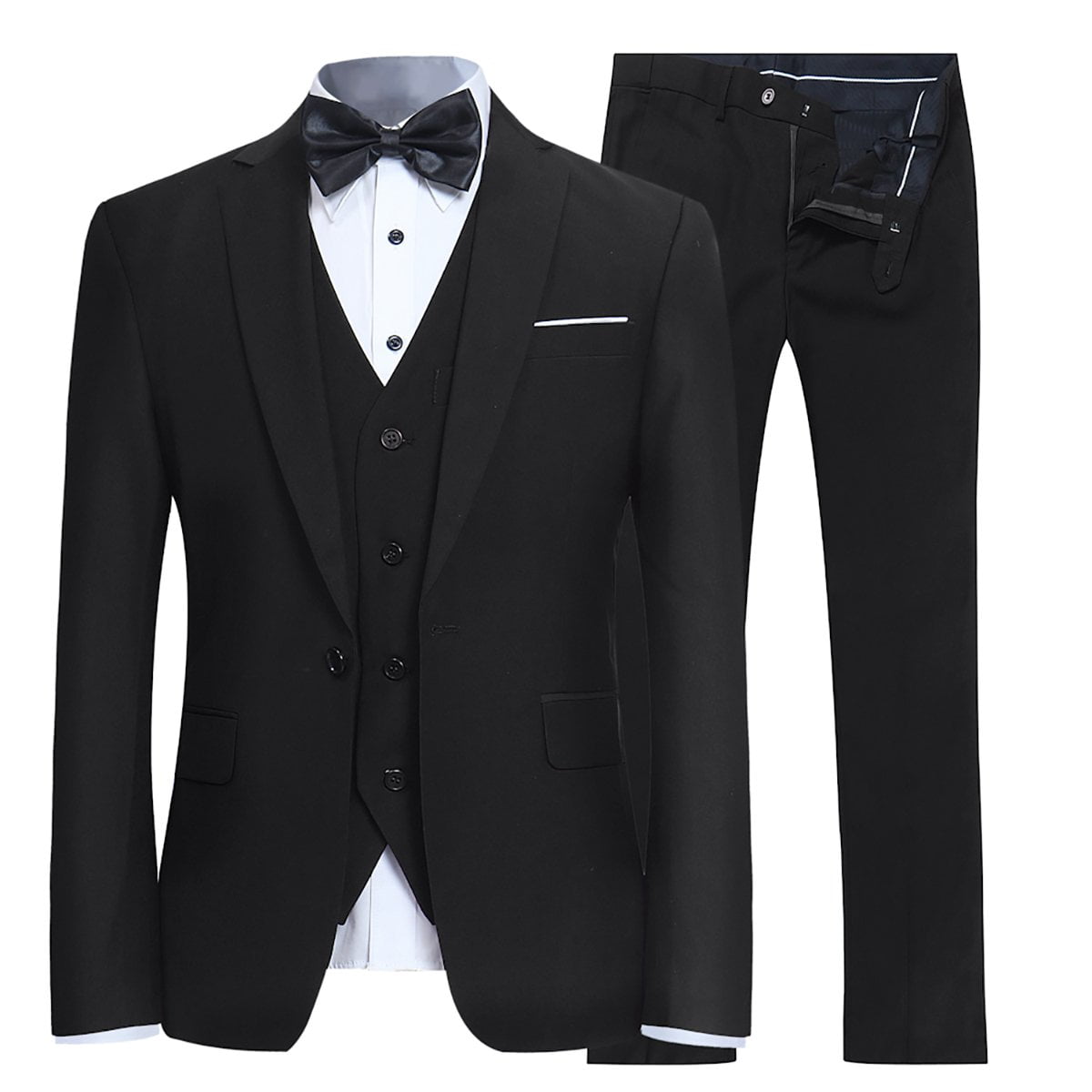 Designer Brand Suits & Suit Separates - Mens Suit Medium Notch-Collar 3 ...
