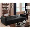 thumbnail image 3 of DHP Rome Futon Sofa in Black, 3 of 3