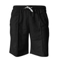 thumbnail image 6 of MIUOWANP Oversized Men's Elastic Waist Shorts Loose and Breathable Solid Color Drawstring Shorts Size XXXXL(16)Black, 6 of 6