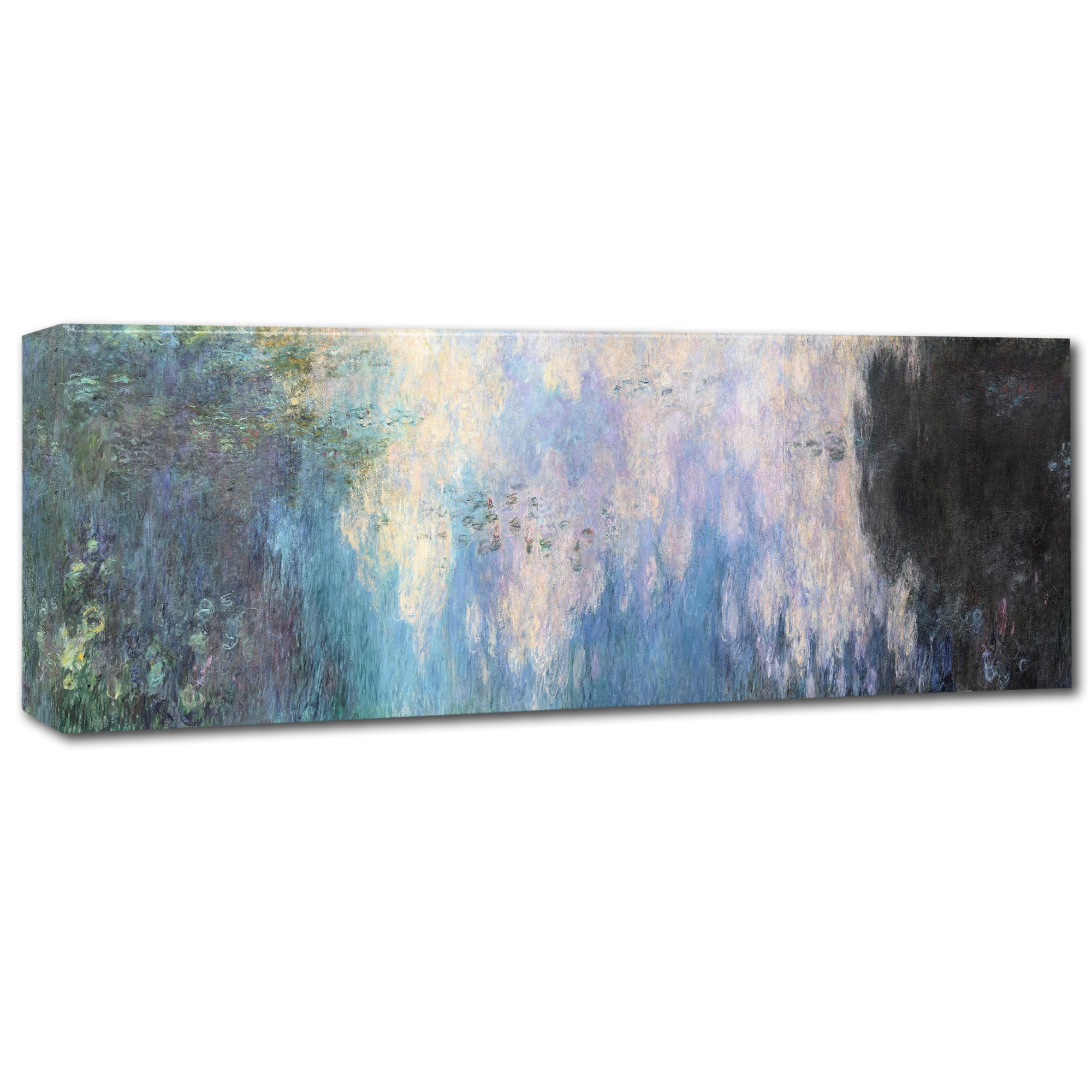 Trademark Fine Art 'The Water Lillies Clouds' Canvas Art by Monet