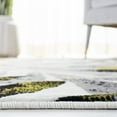 thumbnail image 5 of SAFAVIEH Skyler Bosworth Leaves Area Rug, Black/Green, 4' x 6', 5 of 9