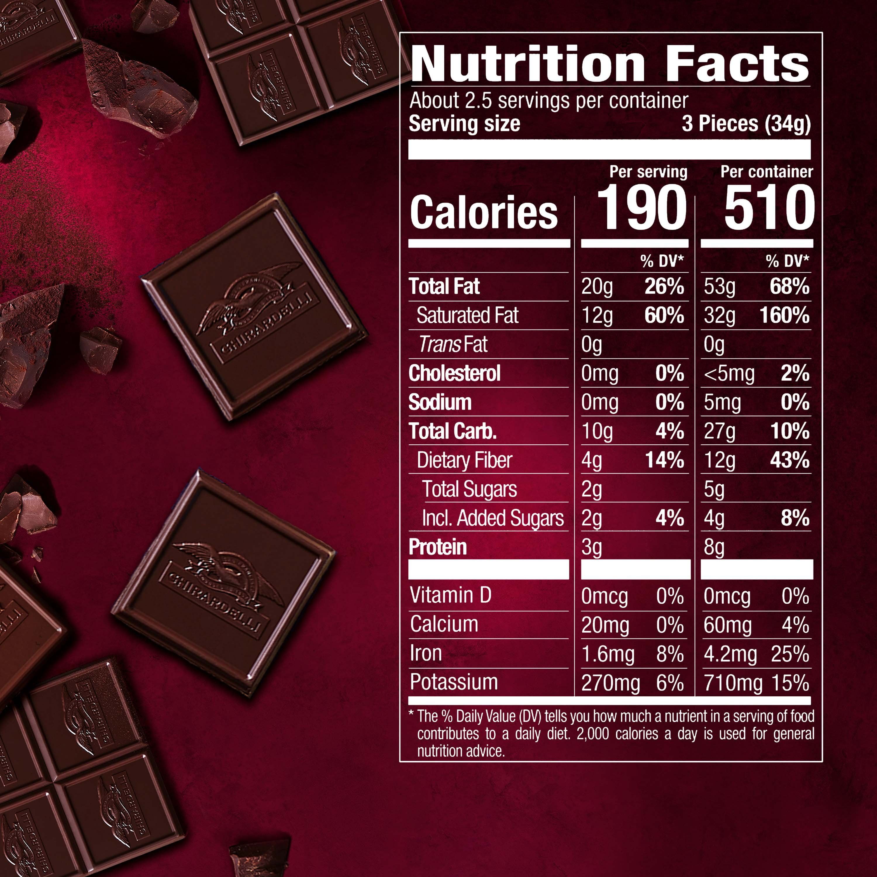2 Pack - Ghirardelli Intense Dark 92% Cacao Chocolate Bar - 3.17 oz Packaging may vary