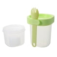 thumbnail image 2 of Vaso de yogur portátil de doble capa con tapa y cuchara, recipiente reutilizable para cereales y leche, vasos para parfait de yogur, recipiente para parfait de avena y snacks, 2 of 8
