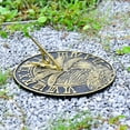 thumbnail image 7 of Sungmor Dragonfly Sundial Cast Iron Vintage Outdoor Decorative Sun Dial Clock, 1 Count,  10" Dia, 7 of 7
