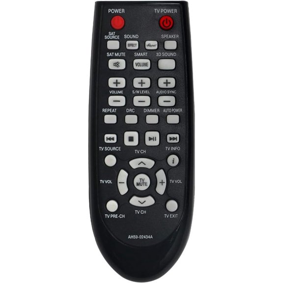 Replacement Remote Control for Samsung Sound Bar Speaker System HW-E450 HW-E550 AH59-02434A