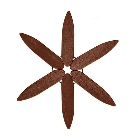 Wooden Trivets for Hot Dishes, Black Walnut Magnetic Trivet, Walnut Tree Table Mat Set, Set of 1 Natural Foldable Wooden Tree Trivet,for Hot Dishes/Pot/Bowl/Teapot/Hot Pot Holders