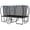 Blue, variant on Jump Into Fun Rectangle Trampoline 8x14FT, 2000LBS Weight Capacity Heavy Duty Outdoor Large Gymnastics Trampolines for Kids and Adults with Enclosure Net