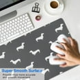 thumbnail image 4 of Long Mouse Pads for Desk,Dachshund Desk Mats on Top Of Desks, Desk Mouse Pad Extra Large with 3mm Non-Slip Base and Stitched Edge for Gaming,Office,Work,Home 31.5"x11.8", 4 of 6