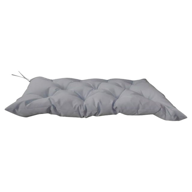 Cojín impermeable para banco de exterior, cojín para muebles de jardín, cojines para el respaldo de sillas de patio y cojines para asientos. Gris claro 120x50x10cm