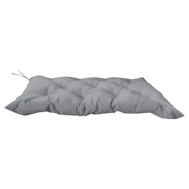 Cojín impermeable para banco de exterior, cojín para muebles de jardín, cojines para el respaldo de sillas de patio y cojines para asientos. Gris claro 120x50x10cm