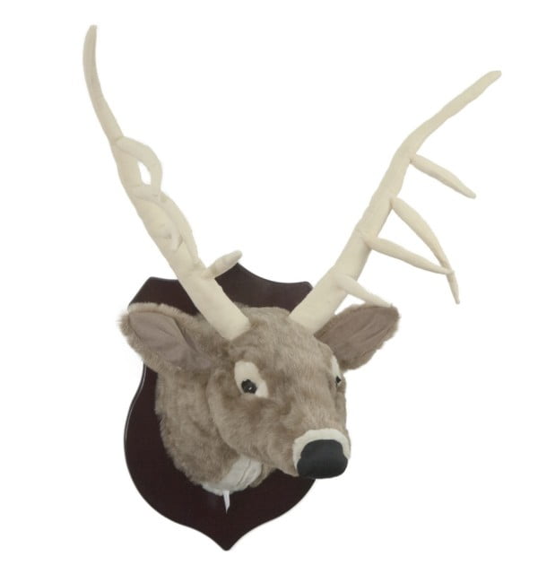 plush deer mount