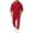 #+001Red, variant on Hogleaql Sweatsuits for Men 2 Piece Solid Color Casual Hoodie Jogging Sport Pants Set Fleece Fall Winter Suits with Pockets White S