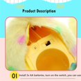 thumbnail image 6 of Hen Laying Eggs Toy, Mama Hen Interactive Stuffed Animal, Electric Musical Plush Stuffed Animal Toy, The Magic Chicken with 3 Eggs, Singing, Swinging and Laying Egg Chicken, Easter Gift for Kids, 6 of 8