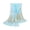 Light Blue, variant on Youpwaven Women's Elegant Peacock Print Shawl with Gold Stamping, Lightweight Sheer Wrap for Evening Dresses, Sparkling Foil Peacock Feather Scarf, Versatile Soft Tulle Cape for Weddings and Parties