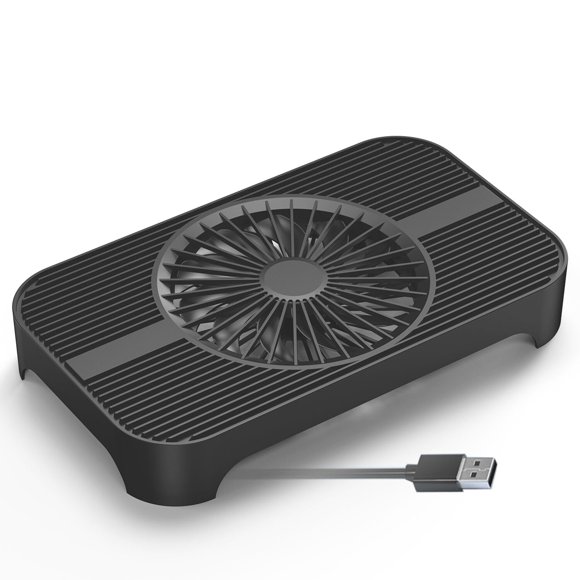 shiyou-Network Devices Cooling Solution USB Router Fan - 65.8CFM 5V Quiet Portable Stand Compatible With TV Receiver DVR PlayStation Xbox